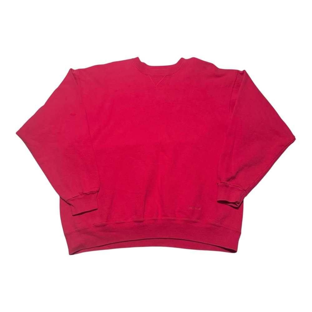 Vintage 90s Duofold Cotton Blend USA Made Pink Crewneck Sweatshirt Women's‎ XL